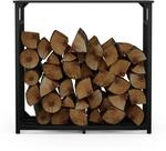 Blumfeldt Valdivian Holzlager | 1,5 Raummeter | stabil | Stahl | Regenabdeckung 
