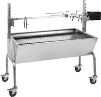 OneConcept Sauenland Spanferkelgrill mit Elektromotor Drehspie&szlig;,