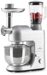 Klarstein Lucia K&uuml;chenmaschine 3-in-1 1800 W / 2,7 PS 5 Ltr Edelstahl BPA-frei