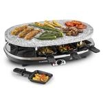 Klarstein Steaklette Raclettegrill 1500 W Granit-Natursteinplatte 8 Personen 10028449