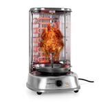 OneConcept Kebap Master Vertikalgrill 1800W Edelstahl inkl. Spie&szlig; Set 10009353