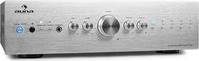 Auna CD708 Stereo-Verst&auml;rker AUX Phono Silber 600W, Energieeffizienzklasse: C