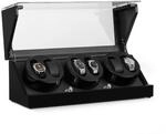 Klarstein CA3PM Uhrenbeweger f&uuml;r 6 Uhren Karbon-Optik 10004397