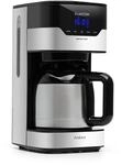Klarstein Kaffeemaschine Arabica 800W EasyTouch Control silber/schwarz 10032772 Klarstein Kaffeemaschine Arabica 800W EasyTouch Control silber/schwarz 10032772