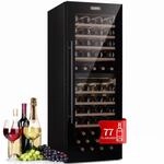 Klarstein Barossa 77 Duo Weink&uuml;hlschrank 2 Zonen 191 L 77 Fl. Touch LED schwarz
