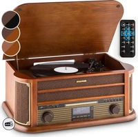 Auna Belle Epoque 1908 Retro-Microanlage USB CD MP3 Vinyl Holzgeh&auml;use,