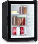 Klarstein Brooklyn 42 Mini-K&uuml;hlschrank Glast&uuml;r LED Ablage 10033821