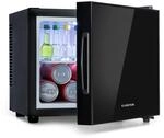 Klarstein Frosty Mini-K&uuml;hlschrank EEC A Spiegelglast&uuml;r 10 Liter schwarz 10033836
