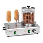 Klarstein Wurstfabrik 600 Hot Dog Maker 600W 3 Spie&szlig;e 5L 30-100&deg;C Glas Edelstahl