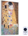 Klarstein Wonderwall Air Art Kuss Infrarotheizung 101x60cm 600W Fernbedienung
