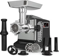 Klarstein 10034215, Klarstein Kraftprotz elektrischer Fleischwolf 700 W Kupfermotor