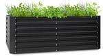 Blumfeldt High Grow Straight Hochbeet 200x60x100cm 1200l Stahl 10035353