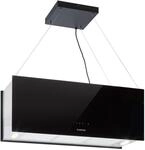 Klarstein Kronleuchter XL Inselabzugshaube 90cm Umluft 577m&sup3;/h LED Touch schwarz