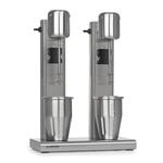 Klarstein Kraftpaket II Doppel-Milchshake-Mixer Proteinshake 160W Edelstahl 10034457