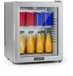 Klarstein Brooklyn 24 Mini-K&uuml;hlschrank Glast&uuml;r LED Ablage 10035224