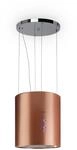 Klarstein Barett Inselabzugshaube &Oslash;35cm Umluft 560 m&sup3;/h LED Aktivkohlefilter