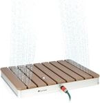 Blumfeldt Sumatra Breeze Square Gartendusche WPC Aluminium 70x55cm eckig 10034759