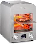 Klarstein Hannibal Hochtemperaturgrill Indoor 2.200W 850&deg;C Edelstahl silber 10034803