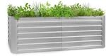 Blumfeldt High Grow Straight Hochbeet 200x60x100cm 1200l Stahl 10035351