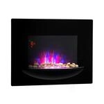 Klarstein Feuerschale Elektro-Wandkamin 1800W Flammenillusion Dekosteine 10031557