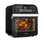 Klarstein AeroVital Cube Hei&szlig;luftfritteuse 1600W 12l Timer 16 Programme schwarz