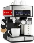 Klarstein Arabica Comfort Siebtr&auml;germaschine 1350W 20 Bar 1,8l Touch-Bedienfeld