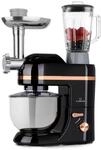 Klarstein Lucia Elegance K&uuml;chenmaschine Mixer Fleischwolf 1800W BPA-frei 10035639