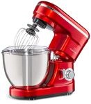 Klarstein Bella Mini R&uuml;hrmaschine 1200 W 6 Stufen 4 Liter Edelstahl Pulsfunktion