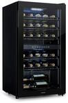Klarstein Shiraz 29 Duo Weink&uuml;hlschrank 2 Zonen 80L/29 Flaschen 5-22&deg;C Touch
