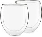 Feelino Teeglas Ice 2-er-Set 400 ml sp&uuml;lmaschinenfest hochwertiges Borosilikatglas