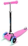 Fun pro ONE Kinderroller 3-6 Jahre LED-R&auml;der 50 kg faltbar h&ouml;henverstellbar