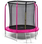 KLARFIT Jumpstarter Trampolin 2,5 m &Oslash; Netz 120 kg max. 195 cm &Oslash; Sprungfl&auml;che