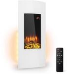 Klarstein Lamington Elektrokamin 2000 W LED-Flammen Heizl&uuml;fter Timer Ambientelicht