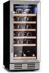 Klarstein Vinovilla 29 Built-In Weink&uuml;hlschrank 81 l / 29 Fl. Glast&uuml;r Edelstahl