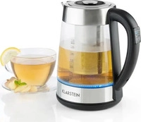 Klarstein 10031479, Klarstein Ostfriese Wasserkocher 2-in-1 Teekocher 1,7L 2200W LED