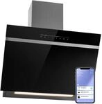 Klarstein Ava 60 Dunstabzugshaube 60cm Wandhaube WiFi A++ 515m&sup3;/h Touch 10041167