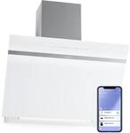 Klarstein Ava 60 Dunstabzugshaube 60cm Wandhaube WiFi A++ 515m&sup3;/h Touch 10041169