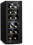 Klarstein Shiraz 12 Duo Weink&uuml;hlschrank 2 Zonen 42L/12 Flaschen 5-12 / 12-18 &deg;C