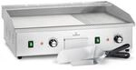 Klarstein Grillmeile 4400 Elektrogrill Plancha 2x2200W Grillplatte Edelstahl 10039915