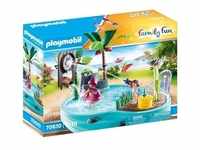 PLAYMOBIL Family Fun: Spaßbecken mit Wasserspritze