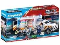 PLAYMOBIL Action Heros: Rettungs-Fahrzeug: US Ambulance