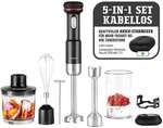 Kabelloser Design Stabmixer Set 5 in 1