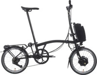 Brompton New C line Electric High - 16 Zoll 345Wh 4K Faltrad - matt black 2026
