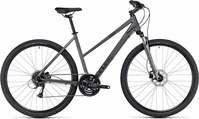 Cube 645100, Cube Nature - 28 Zoll 24K Trapez - graphite'n'black 2024 M - 54 cm Grau