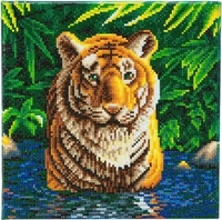 Crystal Art Crystal Art - Diamant-Stickerei-Kit - Tiger Crystal-Art-1070