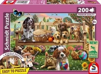 Schmidt Spiele Spiele-56534, Schmidt Spiele Puzzle Hunde und Katzen - 150 bis 199