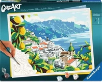 Ravensburger 23149, Ravensburger Puzzle Malen nach Zahlen - Cr&eacute;Art - Amalfik&uuml;ste