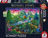 Schmidt Spiele Spiele-58612, Schmidt Spiele Puzzle Feenwelt - 1000 Teile