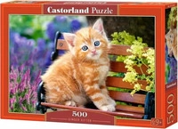 Castorland 52240, Castorland Puzzle Rotes K&auml;tzchen - 500 bis 999 Teile