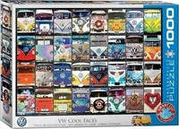 Eurographics 6000-0870, Eurographics Puzzle VW Bus - Cool Faces - 1000 Teile